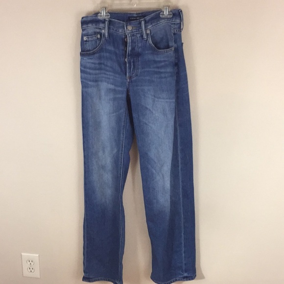 Lucky Brand High Rise Wide Leg Button Front Jeans Size 00/24 - Picture 1 of 15